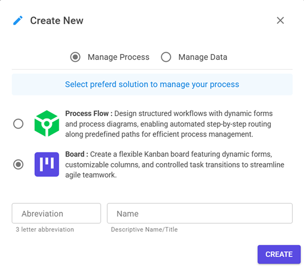 New Template Selection Dialog