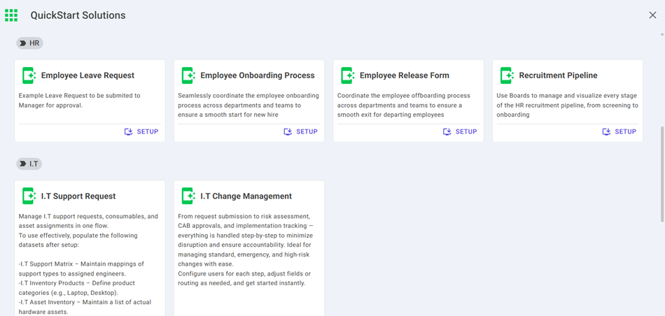 Quick Start Solutions